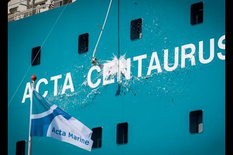 Acta Centaurus will be outfitted with a hybrid battery package